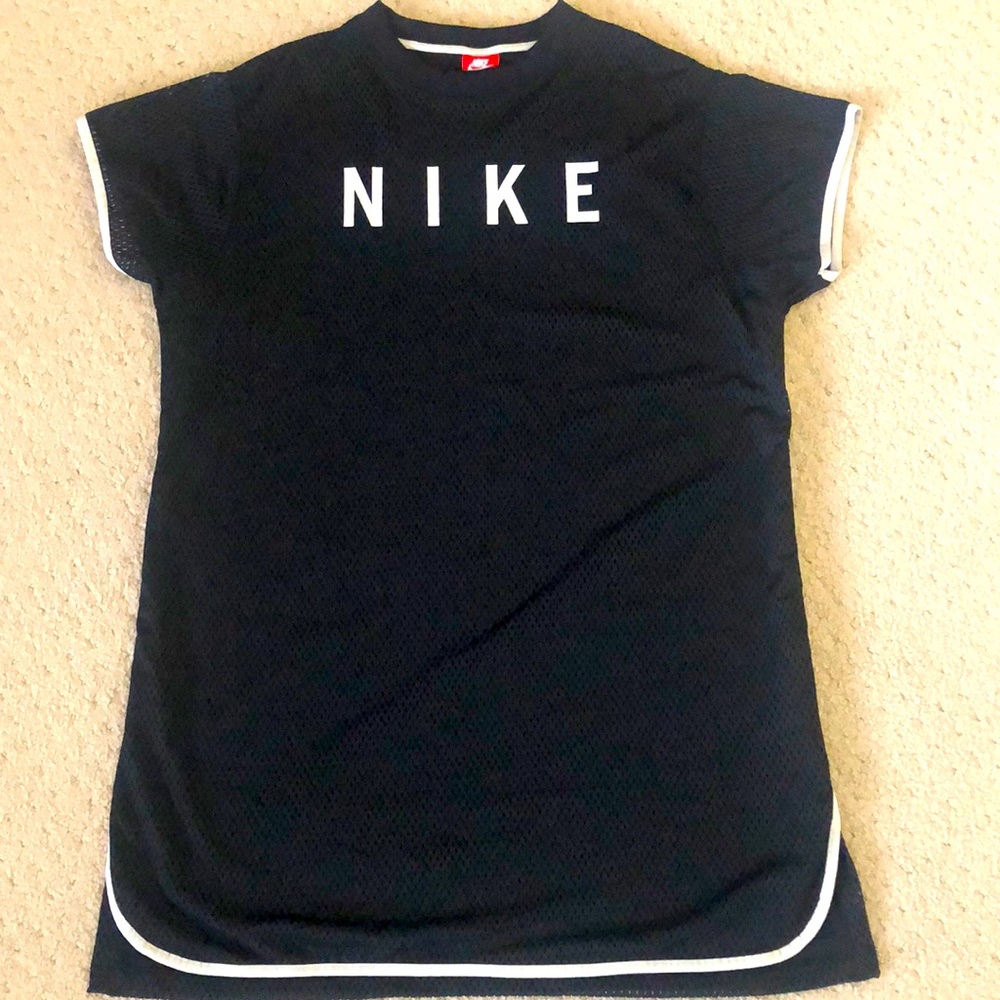 Nike Black eyelet dress